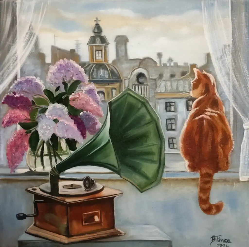 I’m just a Cat – Bezeczki Tímea olajfestménye