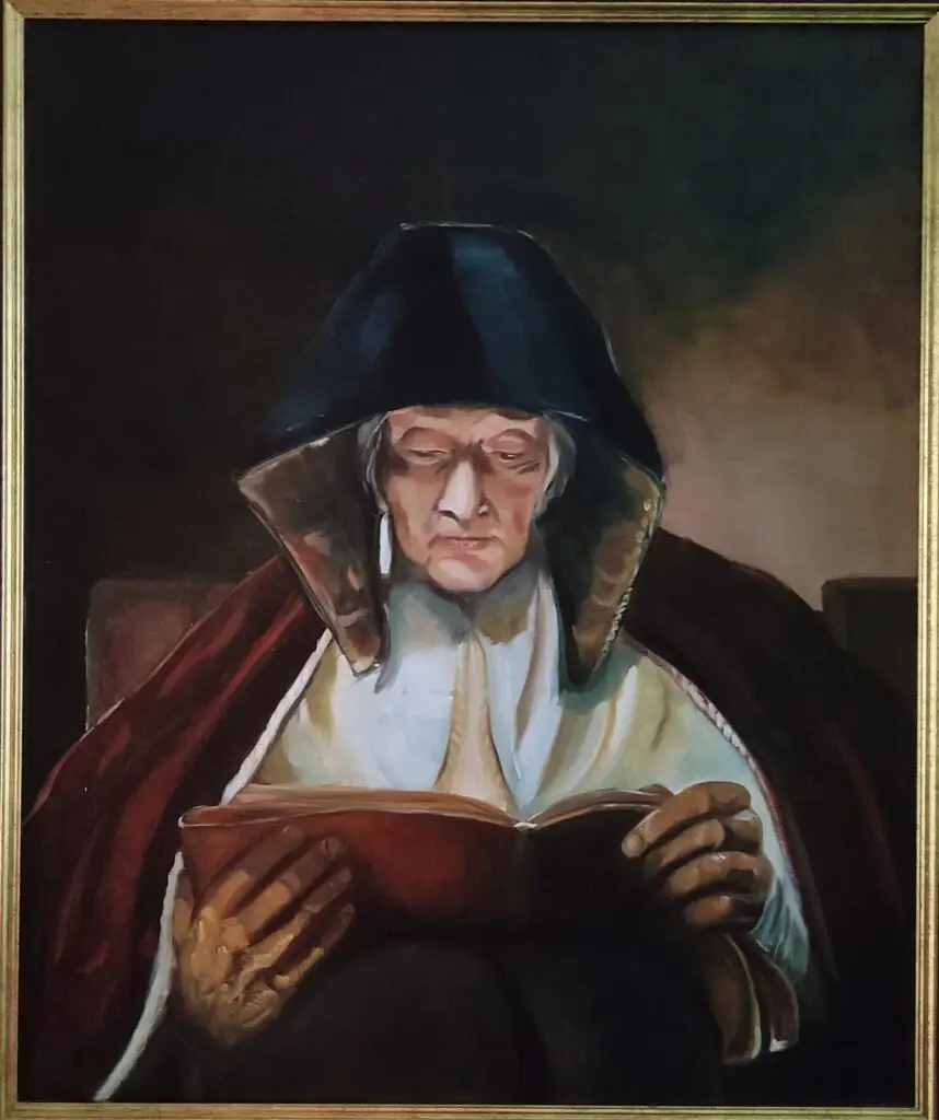 Old Women, Rembrandt tanulmány – Bezeczki Tímea olajfestménye